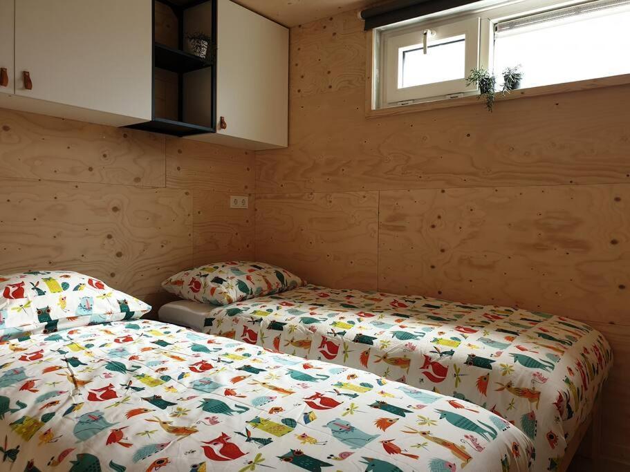 Luxe, sfeervol en ruimtelijk tiny house in het pittoreske Biggekerke Eksteriør bilde
