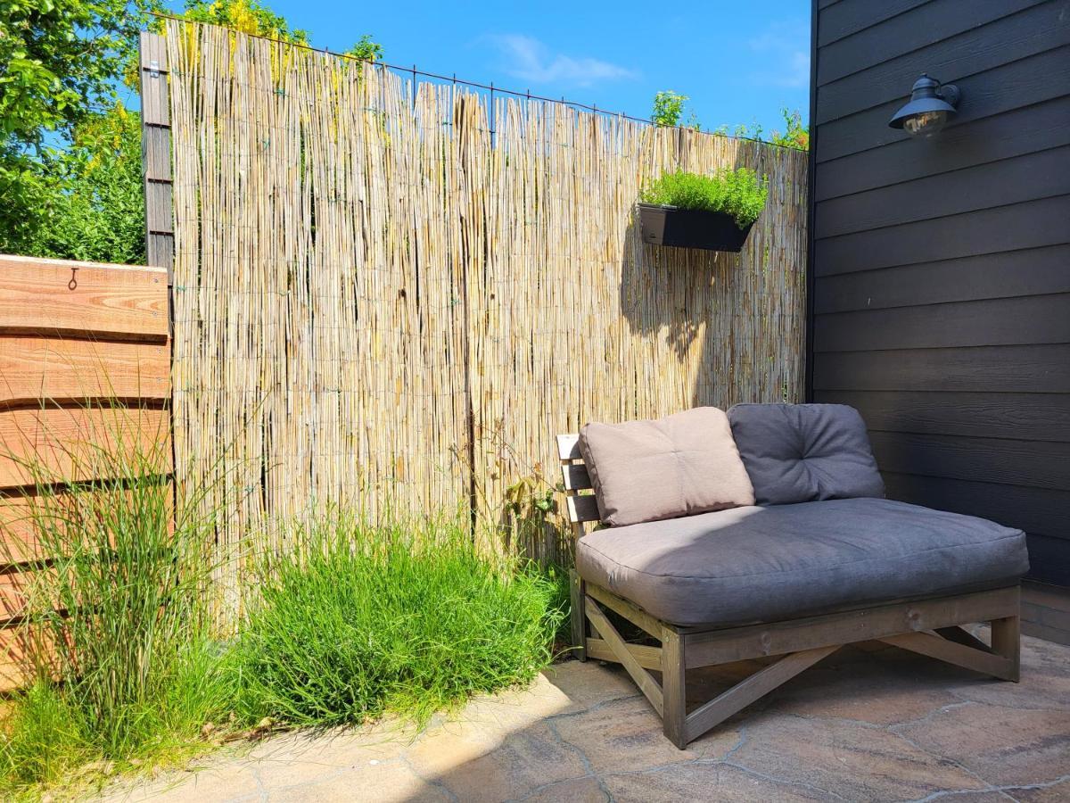 Luxe, sfeervol en ruimtelijk tiny house in het pittoreske Biggekerke Eksteriør bilde
